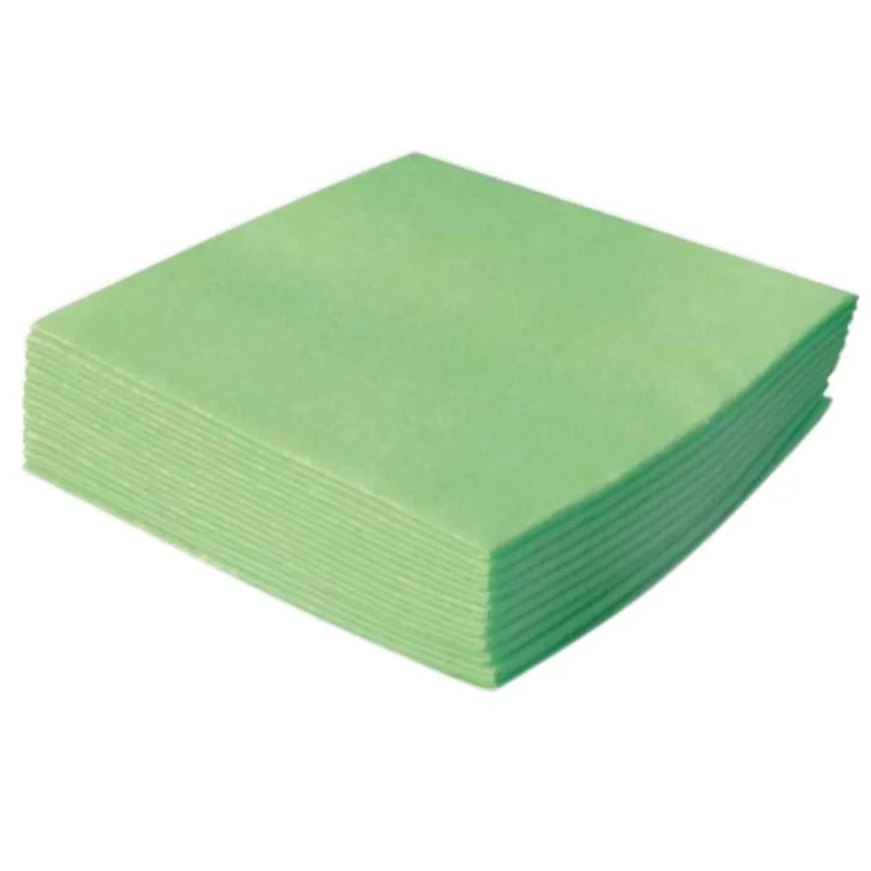 LAMATEX - Lavette non tissée verte - 38x40 - x10