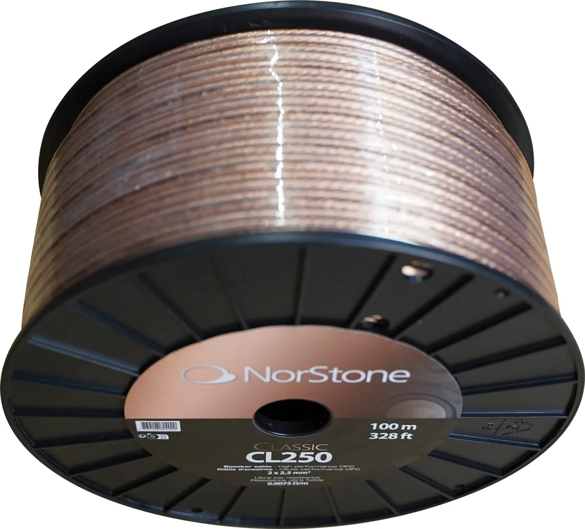 NorStone CL250 (bobine de 100 m) Câbles d'enceintes en bobine