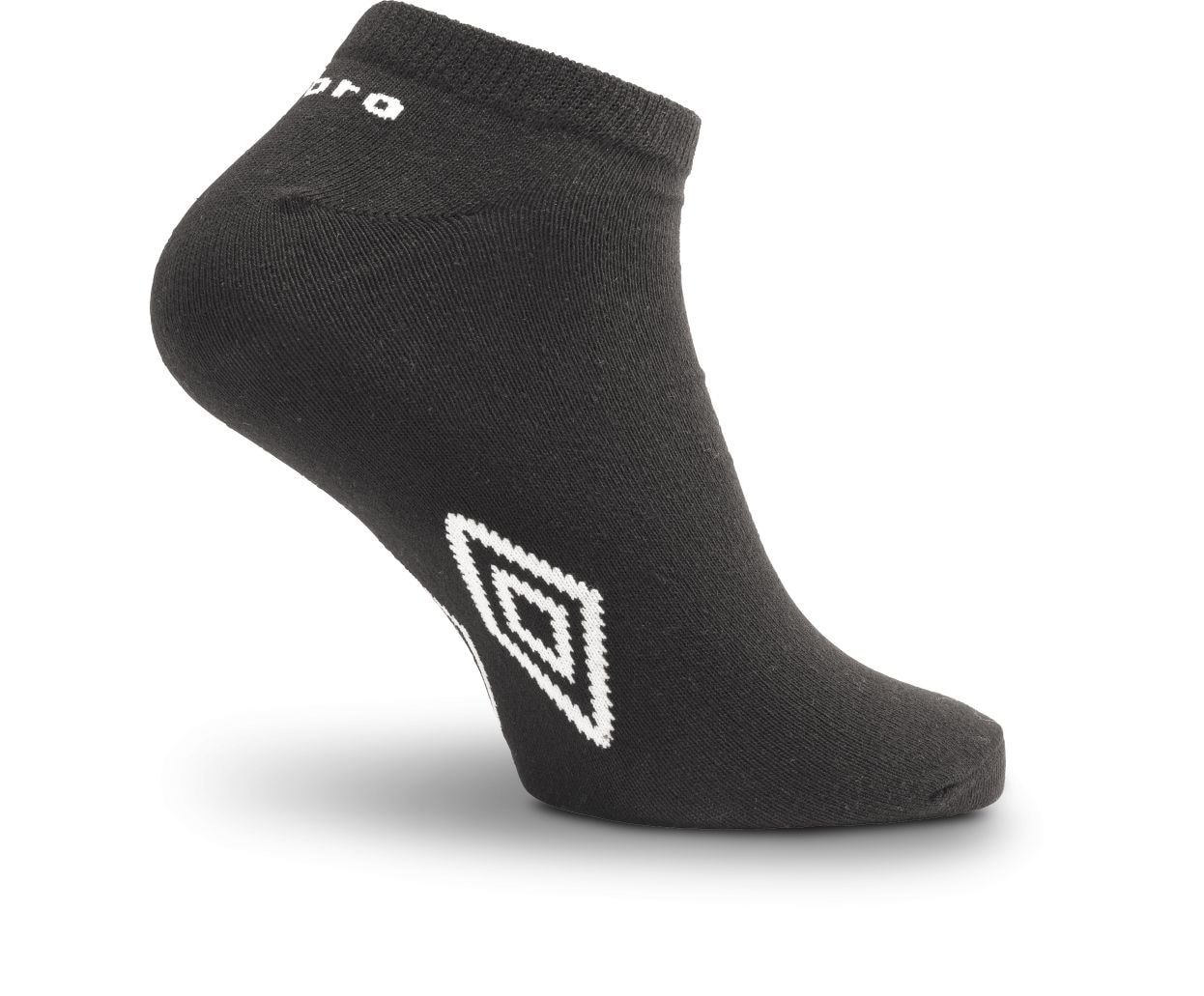 Umbro Sneakersocken- schwarz, Gr. 39/42