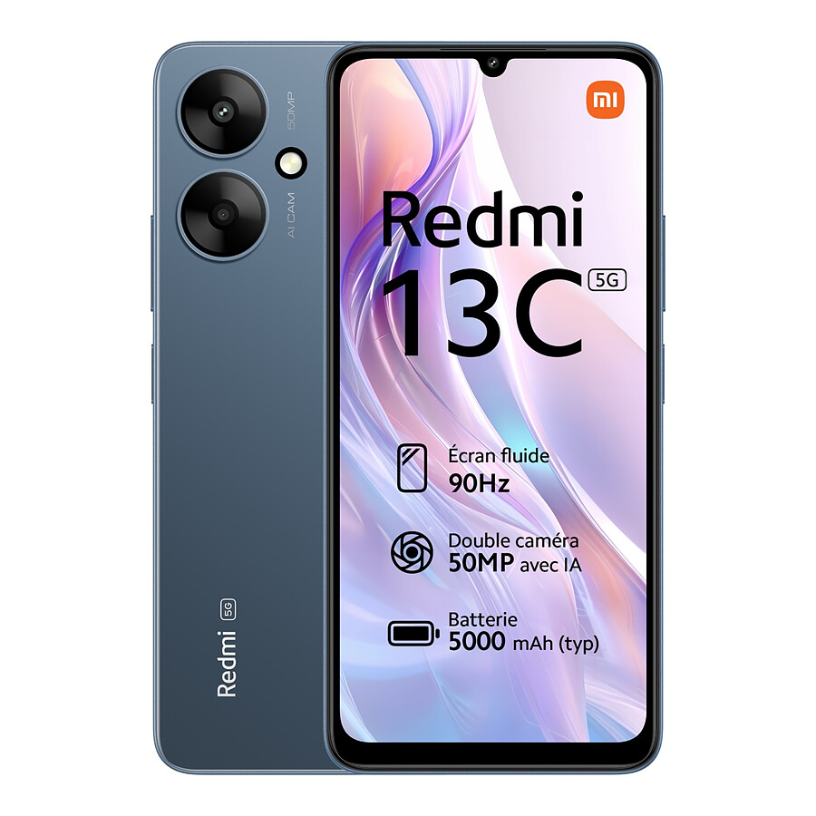 Xiaomi Redmi 13C 5G (Bleu) - 128 Go