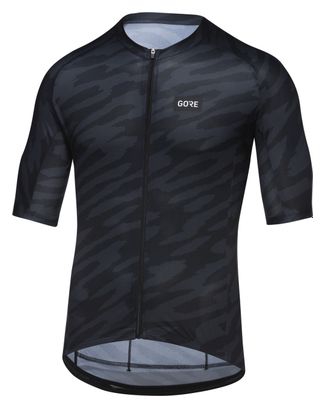 Maillot Manches Courtes Gore Wear Spirit Organic Camo Noir