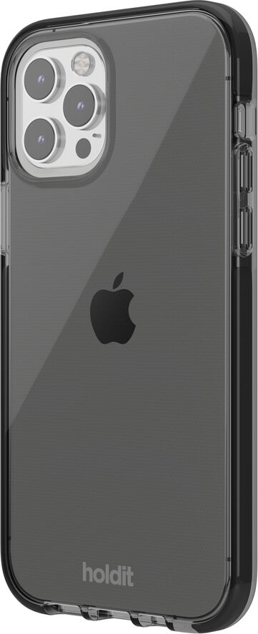 HoldIt Seethru Case iPhone 12/12Pro Black Sort