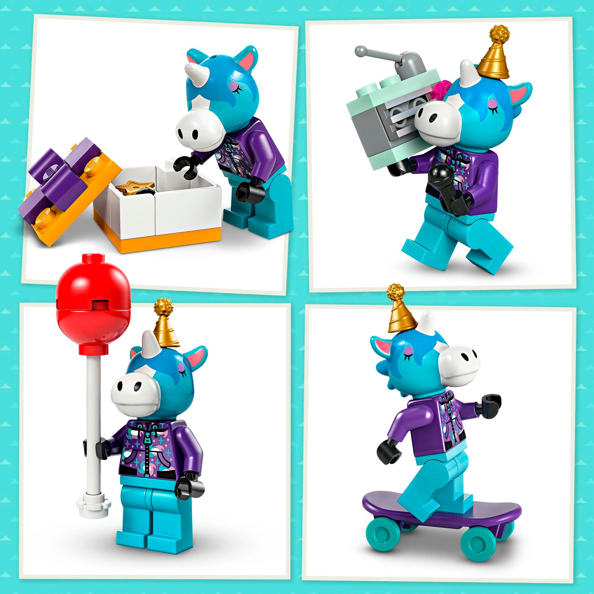 LEGO Konstruktionsspielzeug Animal Crossing Jimmys Geburtstagsparty