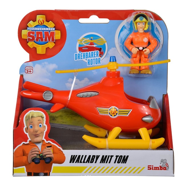 Feuerwehrmann Sam - Wallaby mit Tom Thomas Figur
