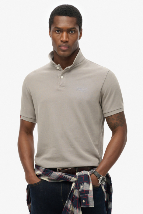 Superdry grijze heren polo