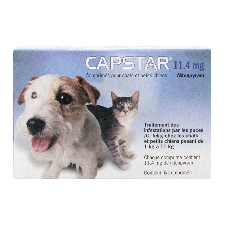 Capstar 11.4mg 6 comprimés