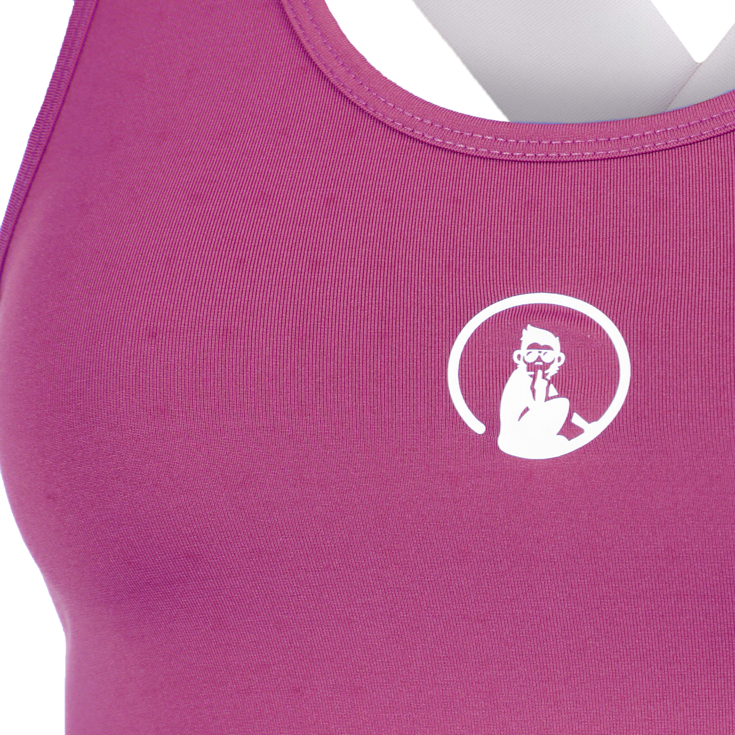 Quiet Please Crossback Débardeur Tank Top Femmes - Berry, Multicouleur