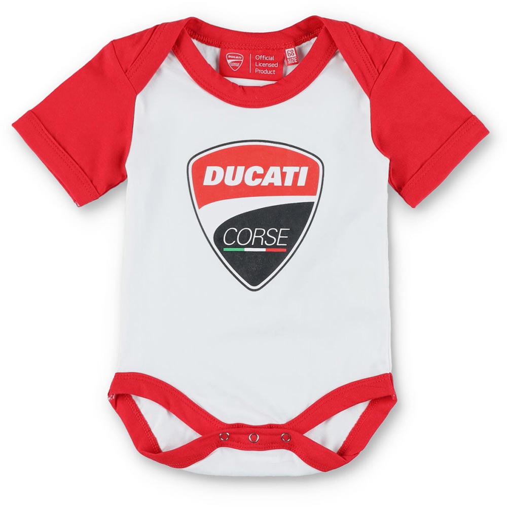 ducati racing - Body bébé Corse - 2023 Blanc / Rouge