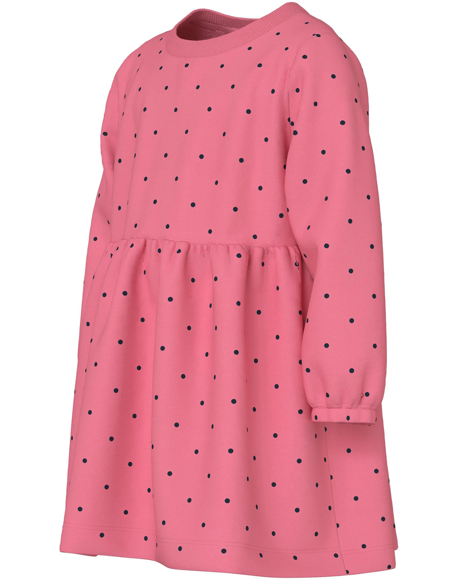 Langarmkleid NMFVILUBA CONFETTI in rosa