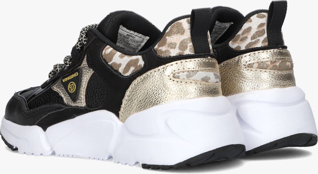 VINGINO zwarte vingino lage sneakers beau
