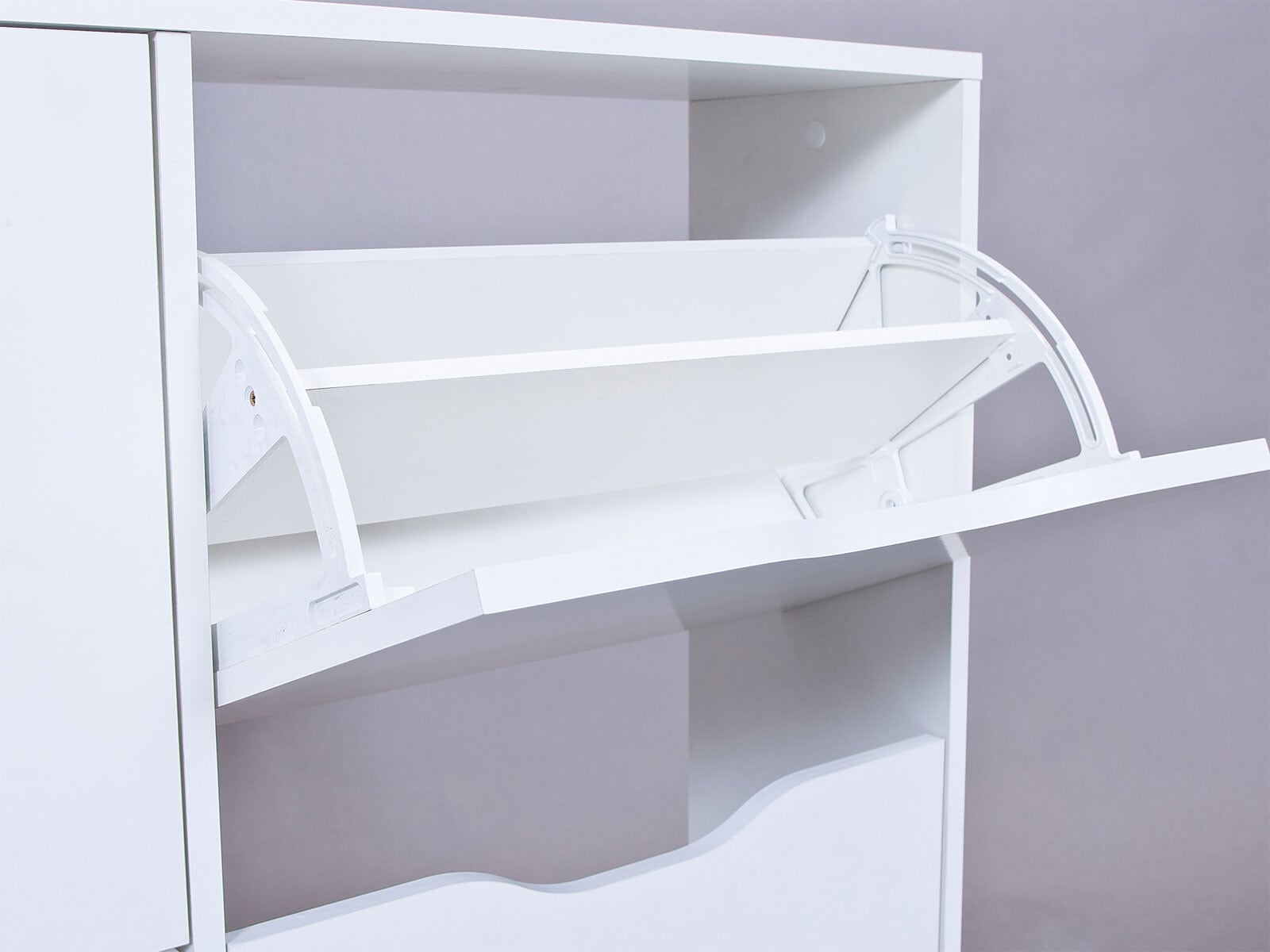 Schuhschrank Noah 8-B 100x90cm weiß