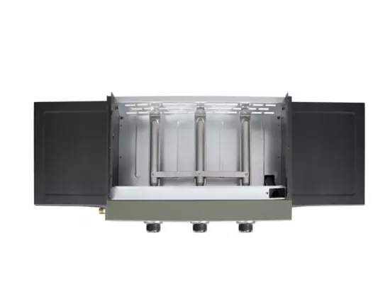 Livoo Plancha gaz 7500w plaque acier émaillé 62x34,5cm - DOC326