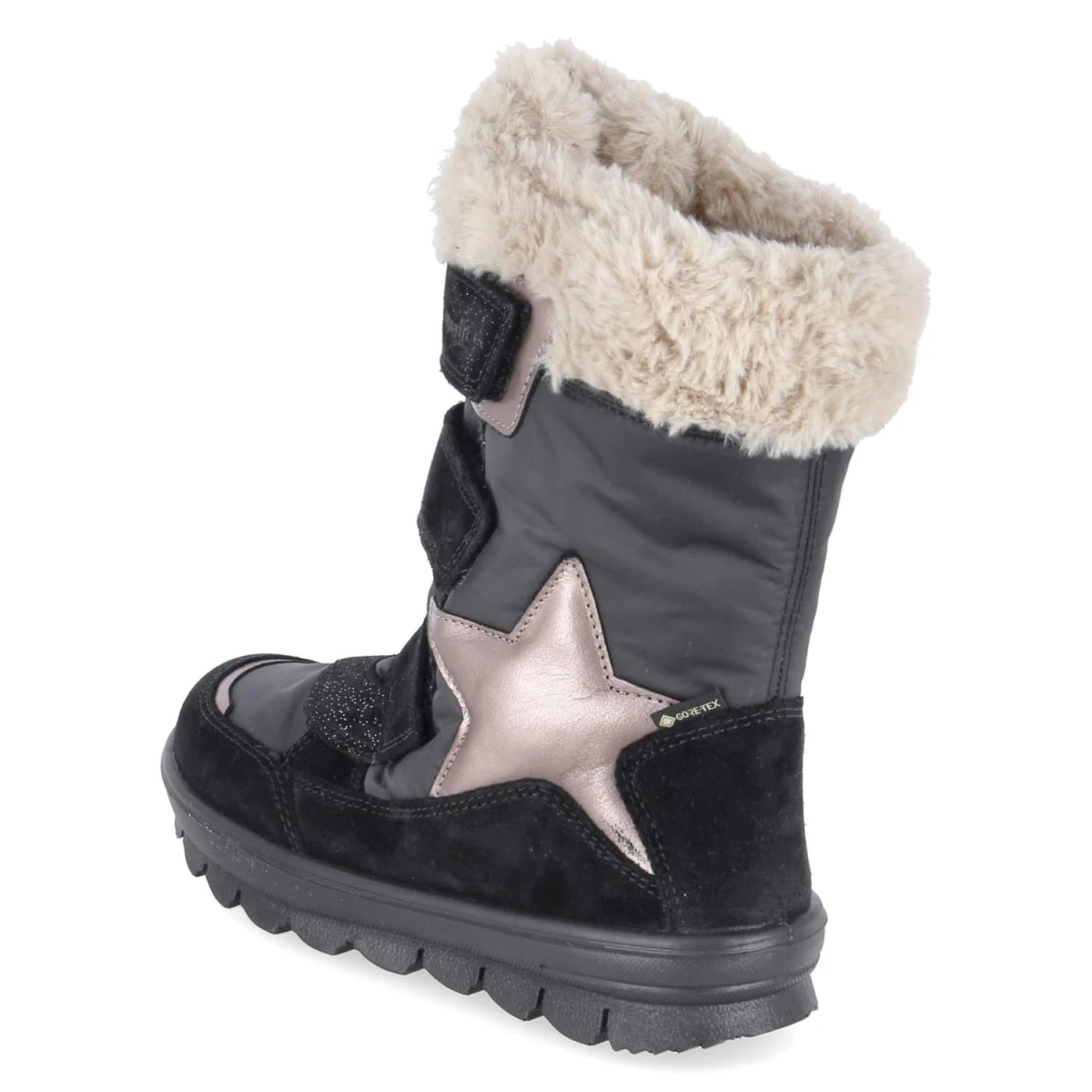 SuperfitWinterstiefel  FLAVIA - SCHWARZ/BEIGE