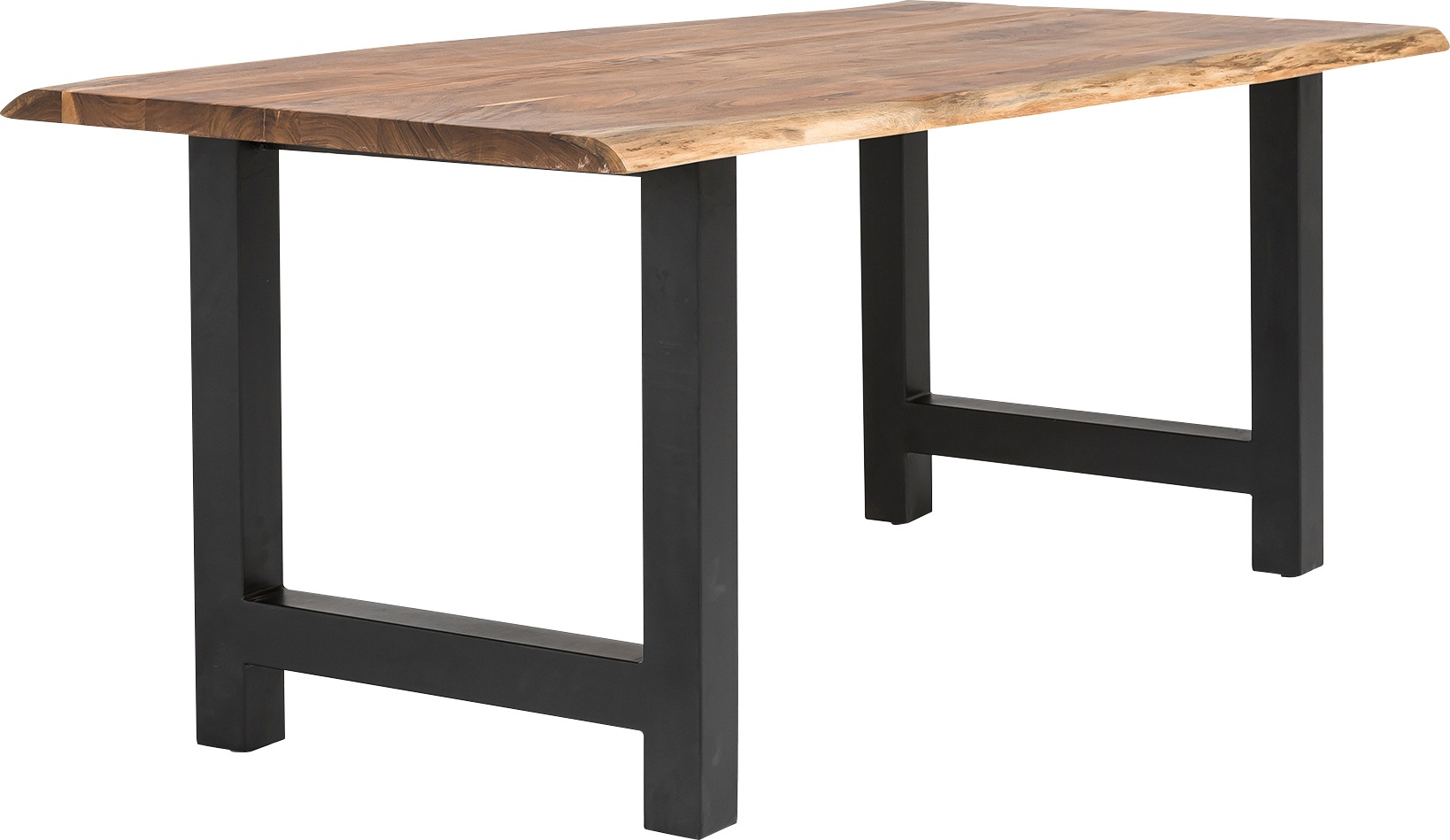 SalesFever Essgruppe »Esszimmerausstattung aus Holz und Metall« Set, 5 Stk. tlg. Essgruppe im stilvollen Look mit 4 Stühlen
