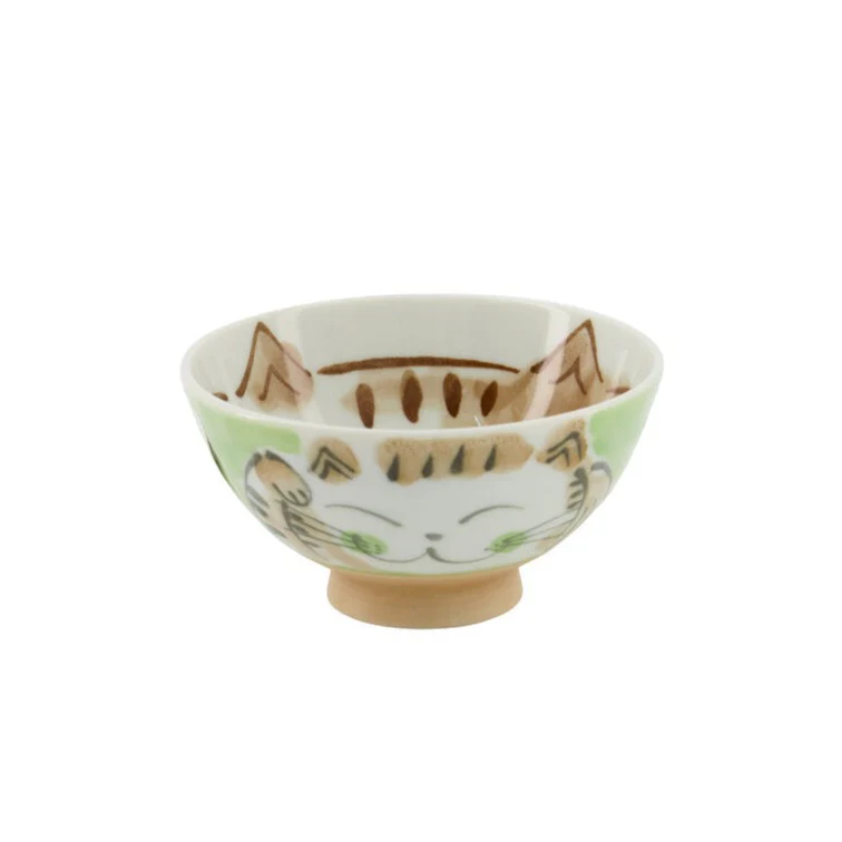 Tokyo Design Studio  Kawaiil Fuku Cat Rice skål - 300 ml.