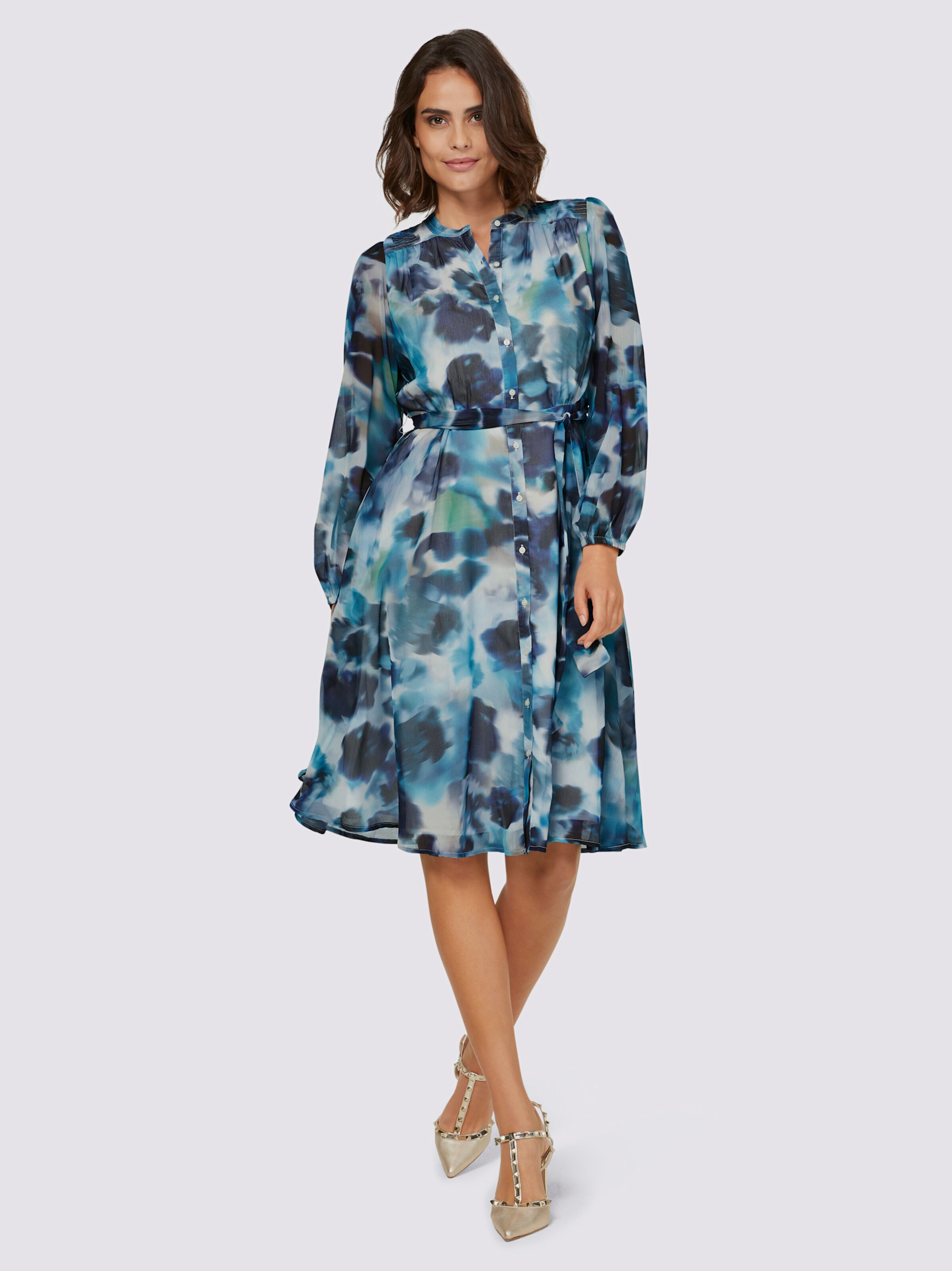 Druck-Kleid