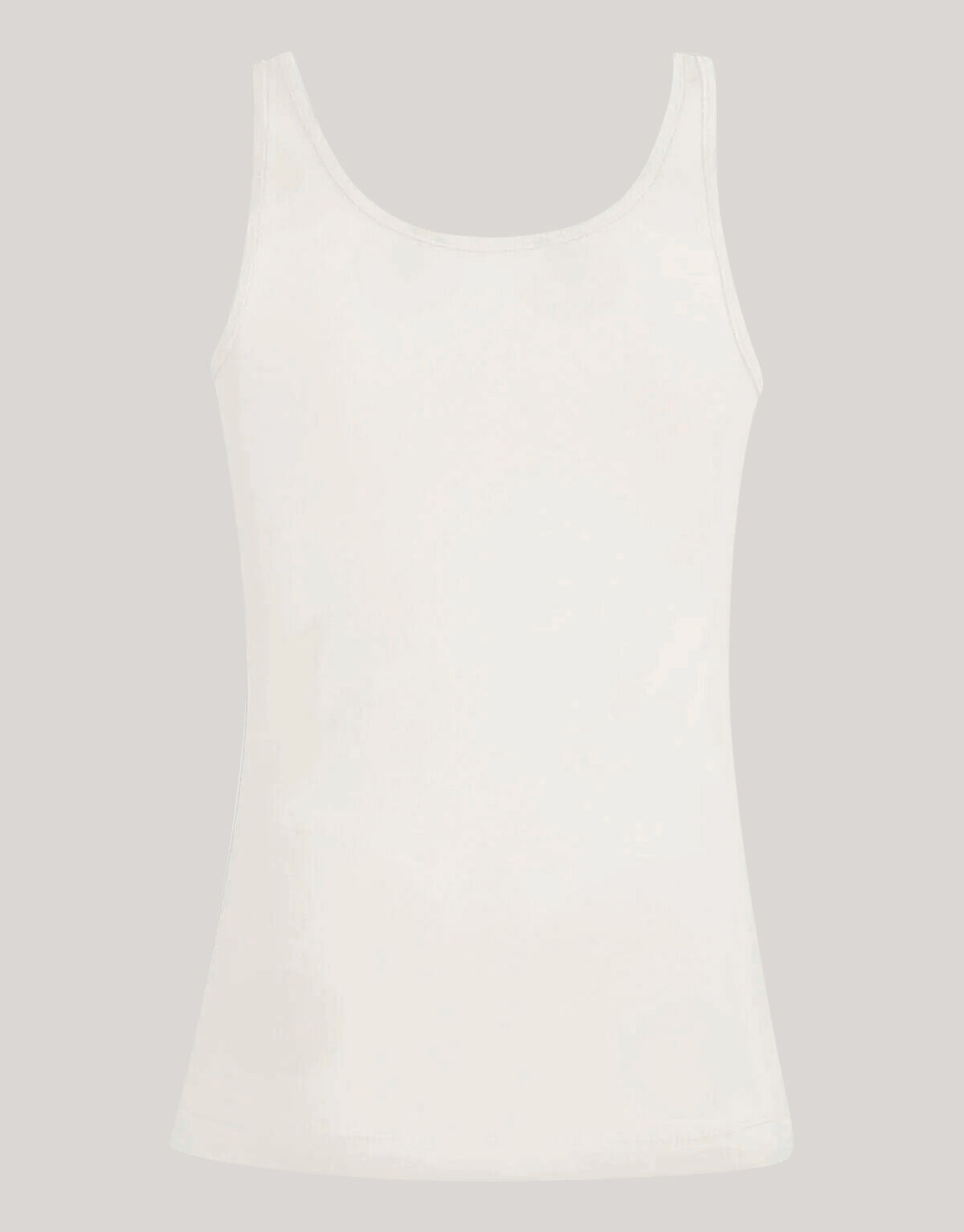 Basis Tanktop Gebroken Wit