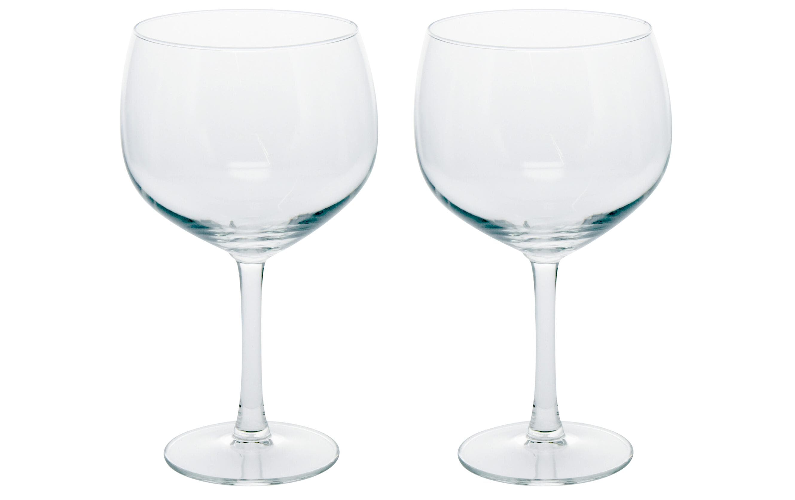 Gin Glas 650 ml, 2 Stück, TransparentCocktailgläser-Set