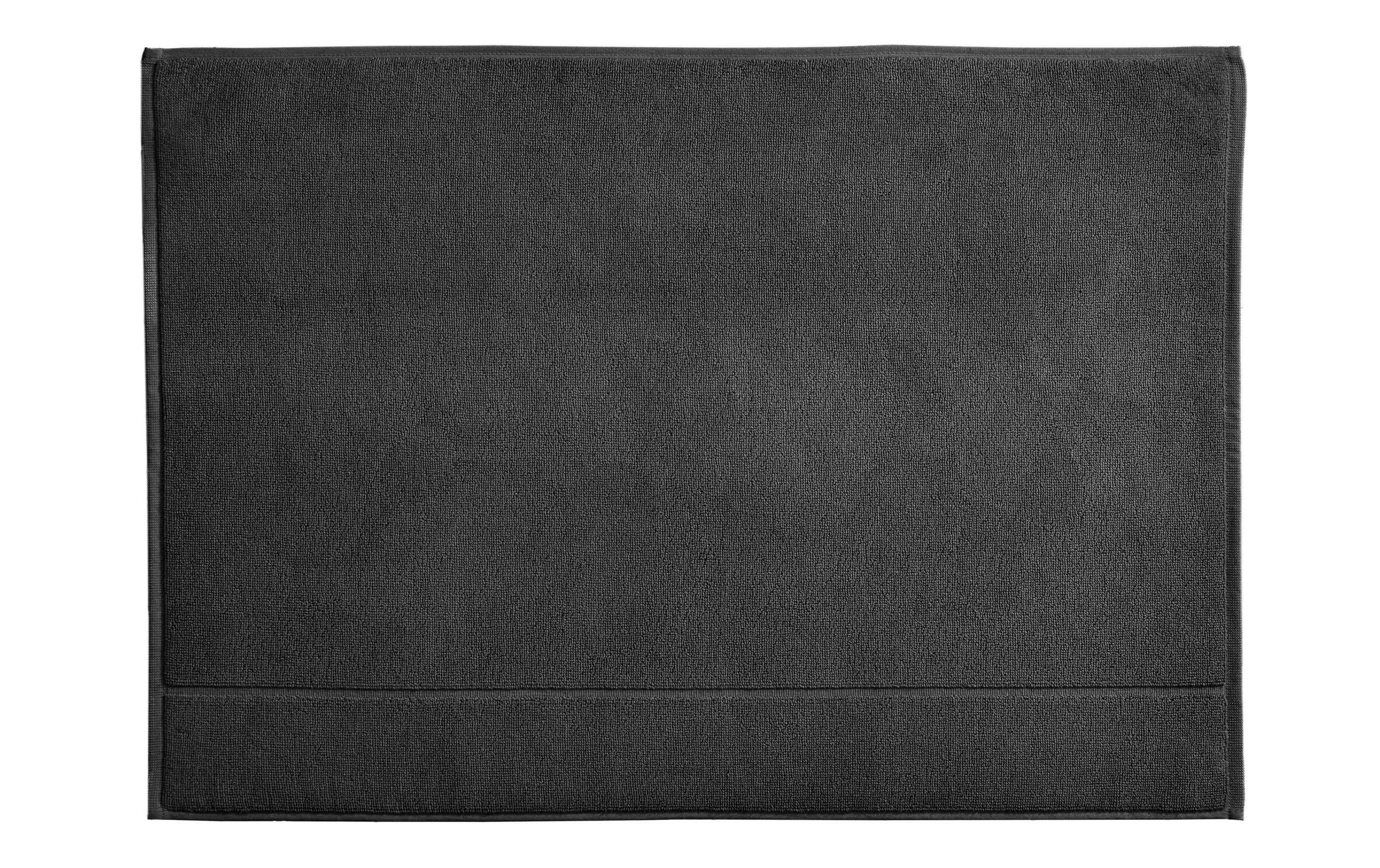 Badteppich 50 x 72 cm AnthrazitSchweizer Wertarbeit für die Ansprüche des modernen Lebens