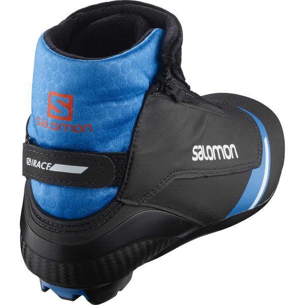 Chaussure ski de fond SALOMON S/RACE NOCTURNE CLASSIC PROLINK JR BLACK/BLUE