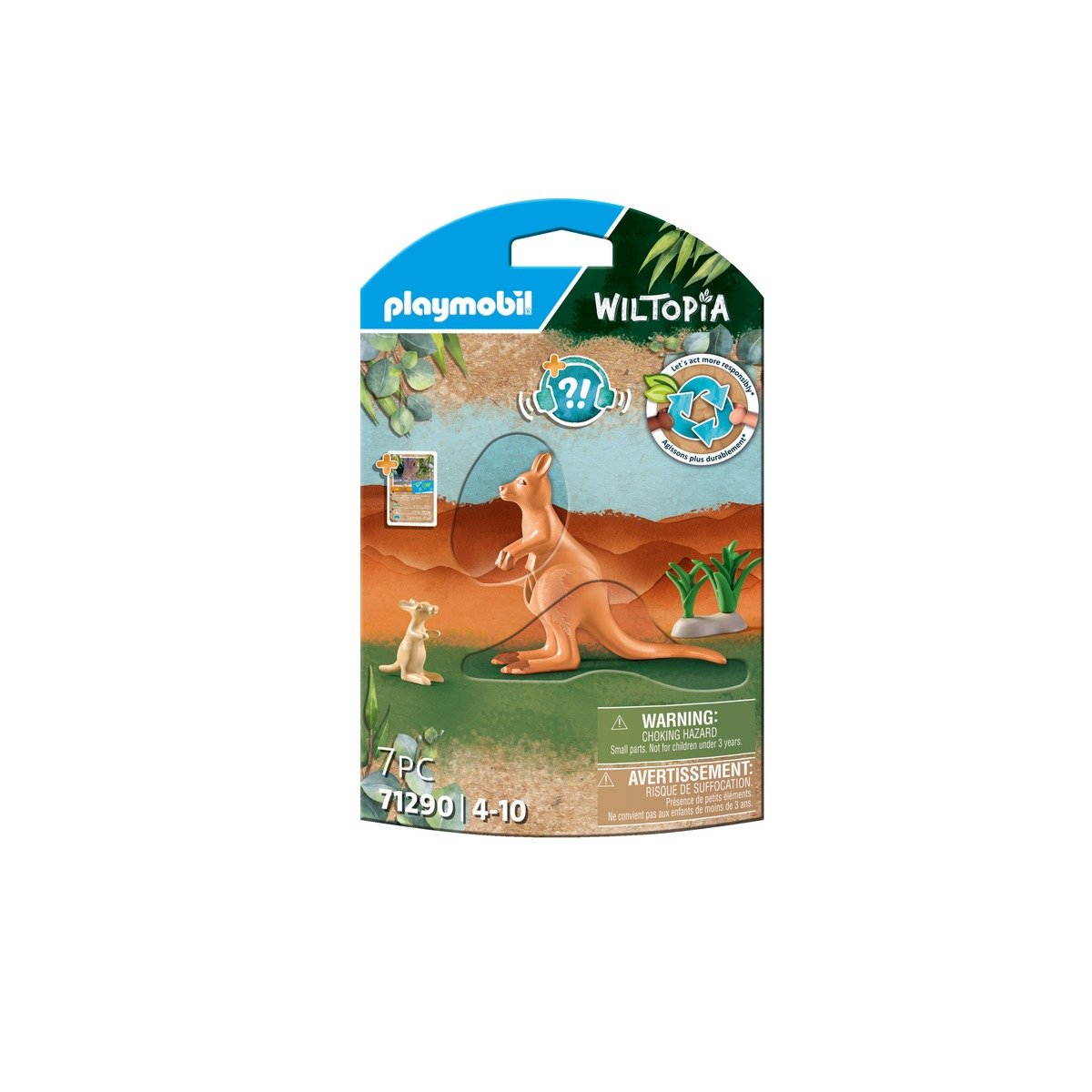 Kangourou et bébé - Playmobil Wiltopia 71290
