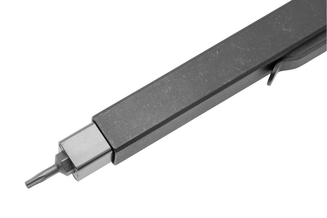 Big Idea Design Bit Bar Inline BB-IL Titanium, bit-driver met bitjes