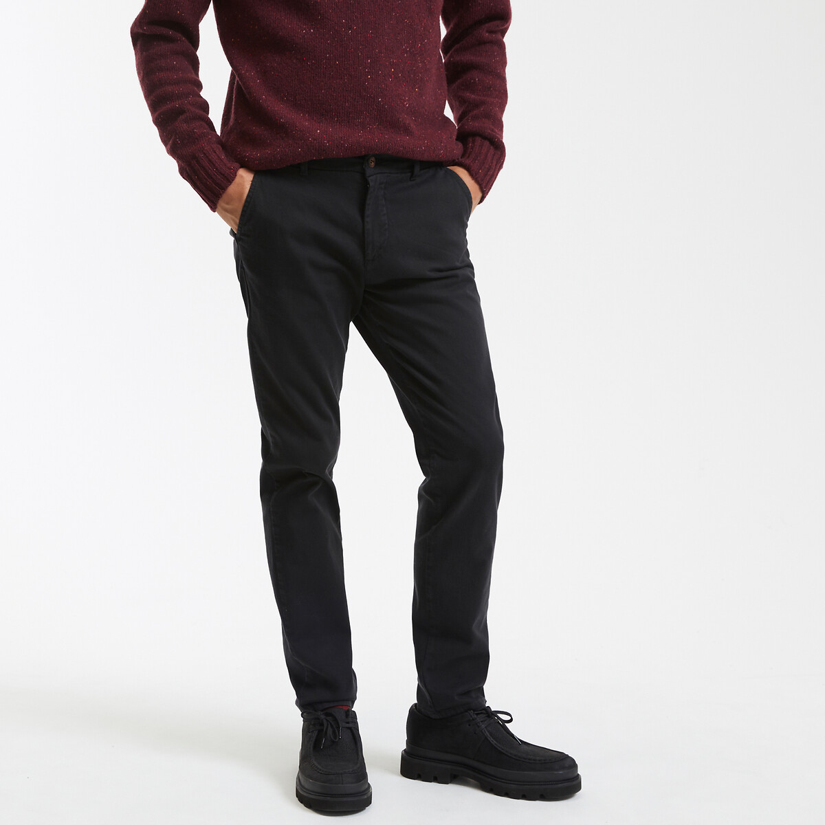 COLEÇÃO LA REDOUTE<br>Calças chino slim