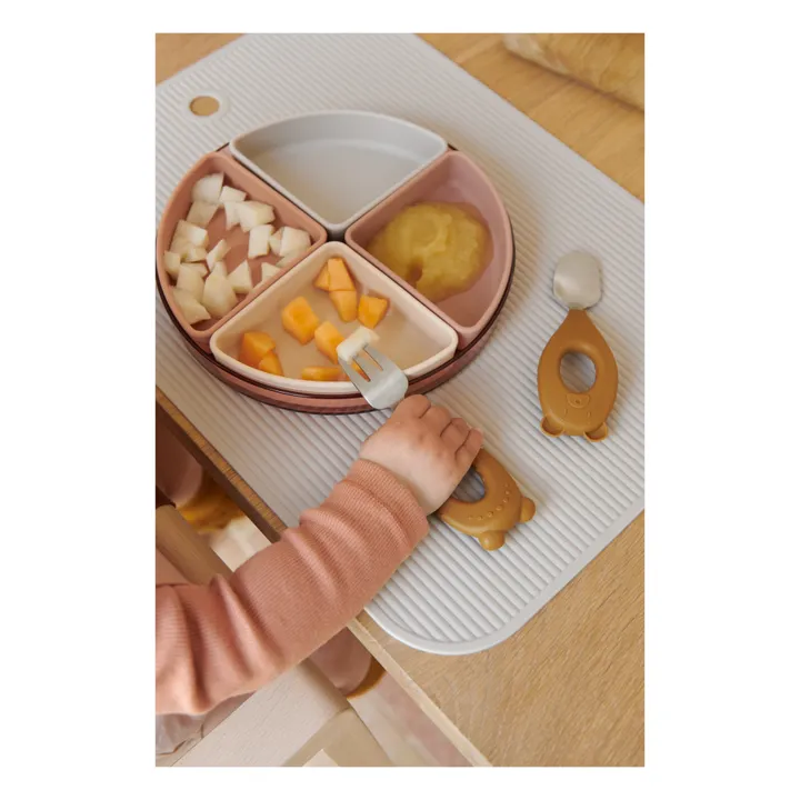Liewood Assiette compartimentée Shawn | Rose pâle