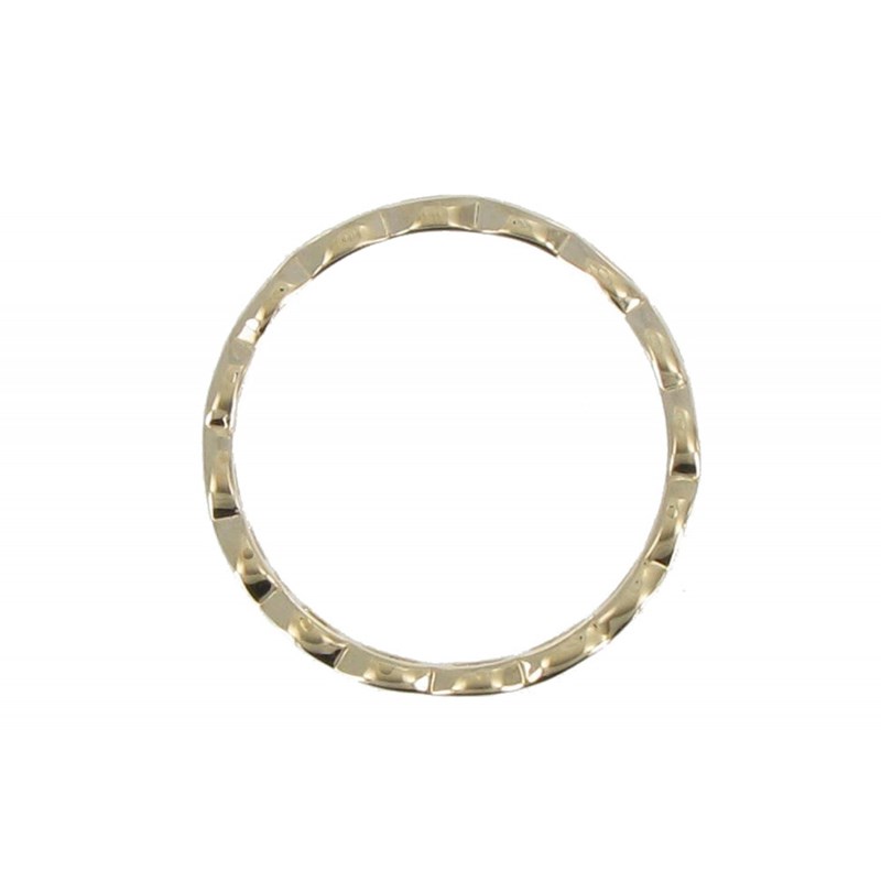 Bague Plaqué Or Amandes Ajourées