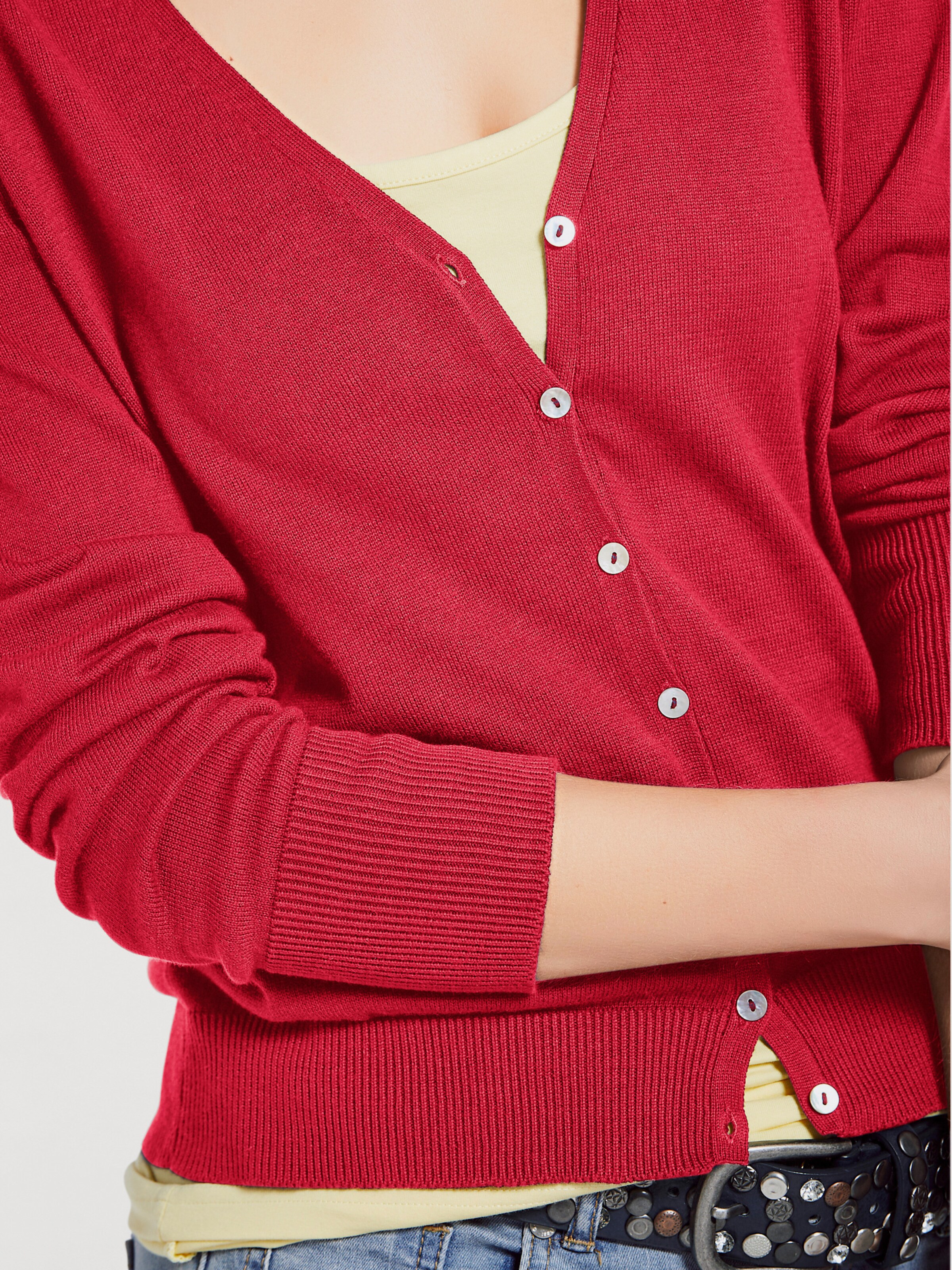 Feinstrickjacke