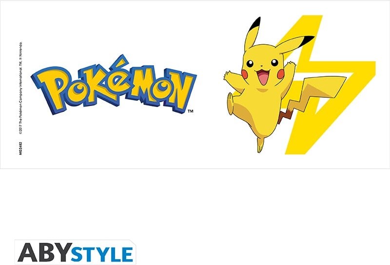 Pokémon Krus - Pikachu Og Logo - 320 ML