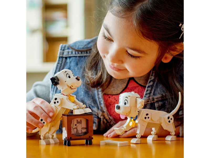 LEGO® Disney Die Welpen Lucky und Penny aus 101 Dalmatiner Baubare Spielzeugwelpen für Kinder