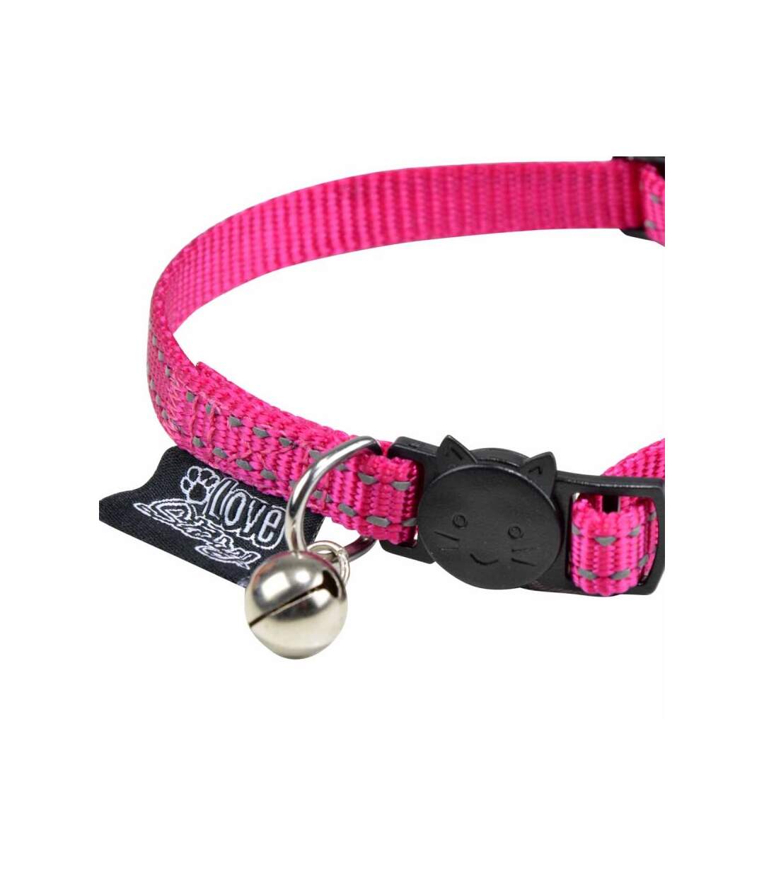 Paris Prix - Collier Pour Chien anti-étranglement 28cm Rose