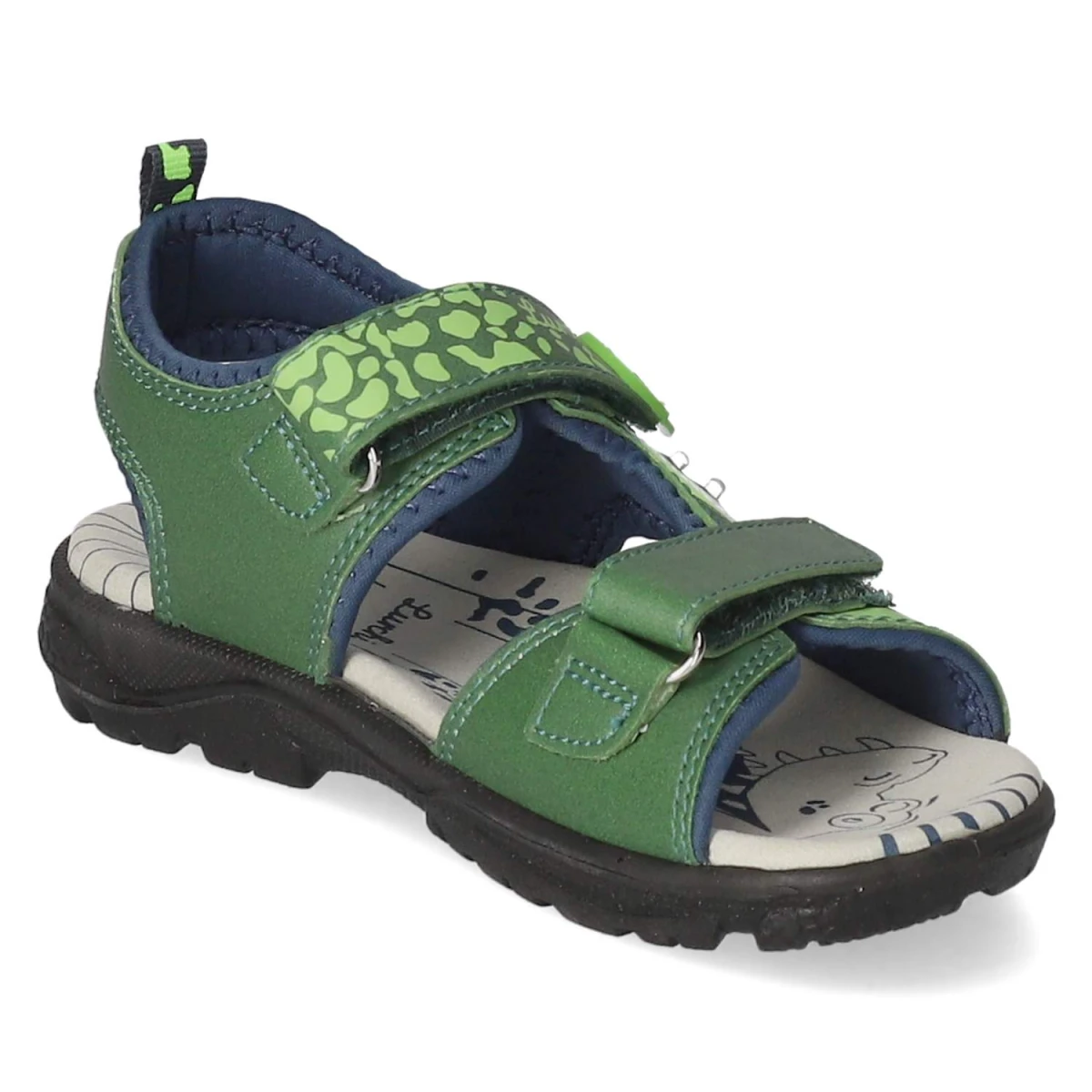 LurchiSandalen KROKI - dkgreen-navy