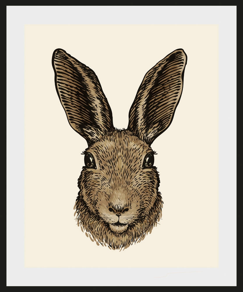 queence Bild »Agus« Haustiere | Kunst | Ostern 1 Stk. tlg. 30x40, mit Rahmen