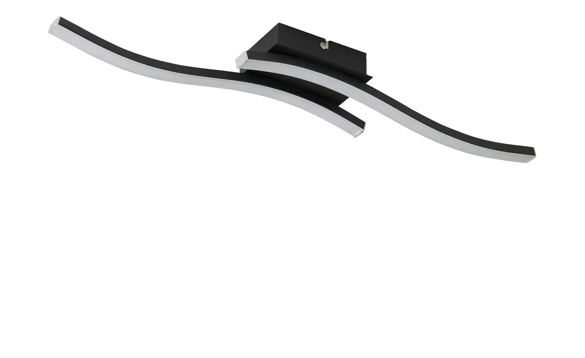Trio LED-Deckenleuchte, 2-flammig, schwarz