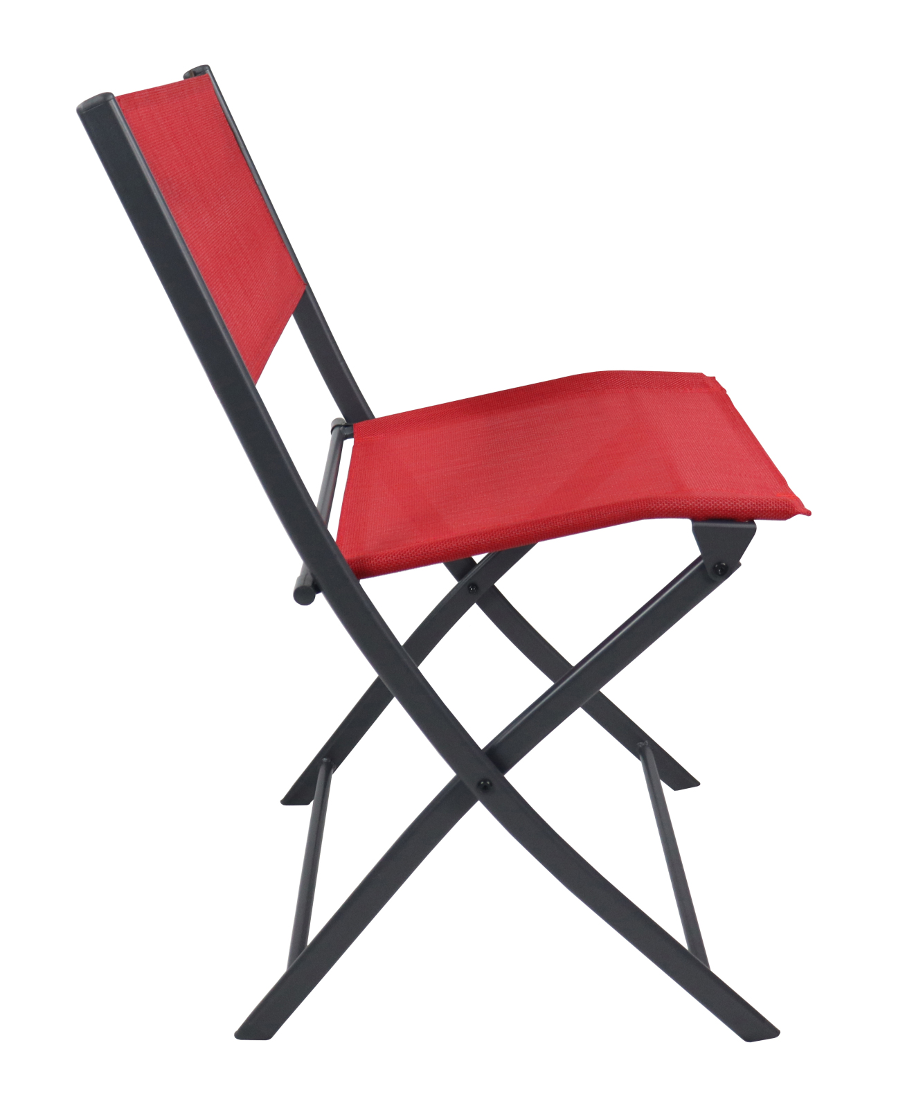 6er-Set Klappstuhl SUMILA - rot - 79 cm