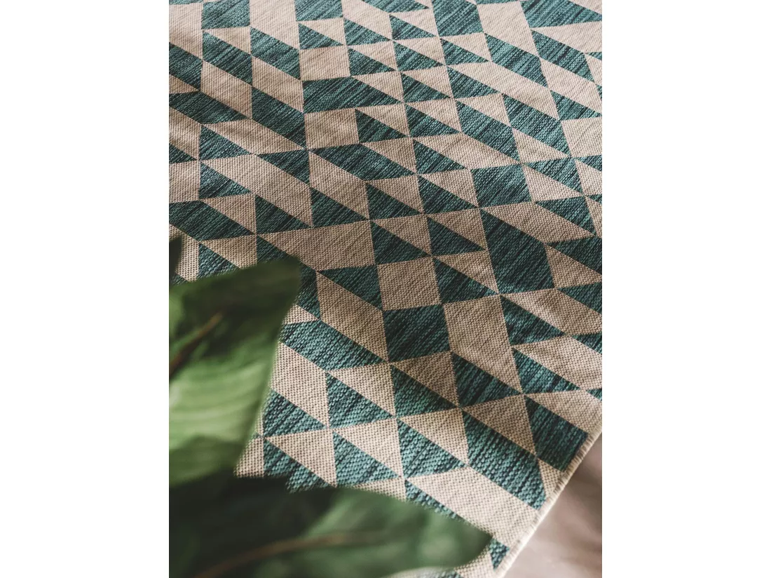 Tapis d'extérieur & intérieur Cleo Bleu 160x230 cm