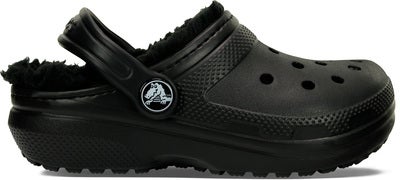 Crocs Classic Fôrede Tøfler, Svart