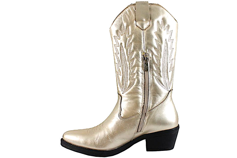 COPENHAGEN SHOES - KEEP YOUR POWER METALLIC GOLD