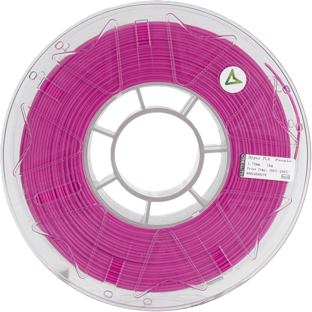 Creality  Hyper PLA RFID Purple, 1,75 mm / 1000 g    Maximale Druckeffizienz mit RFID Erkennung in Violett