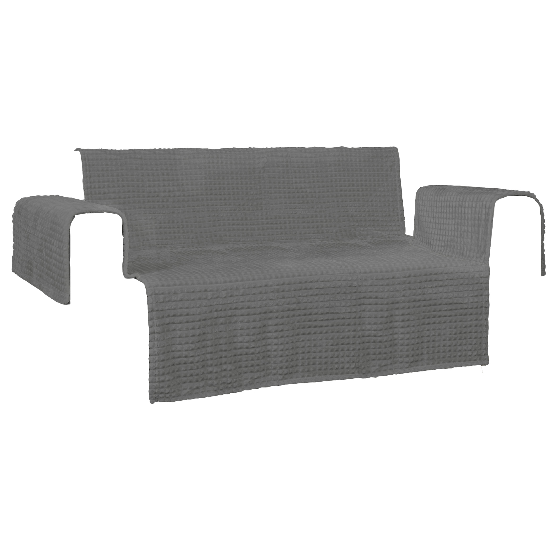 Sofaschoner - anthrazit - 196x160 cm