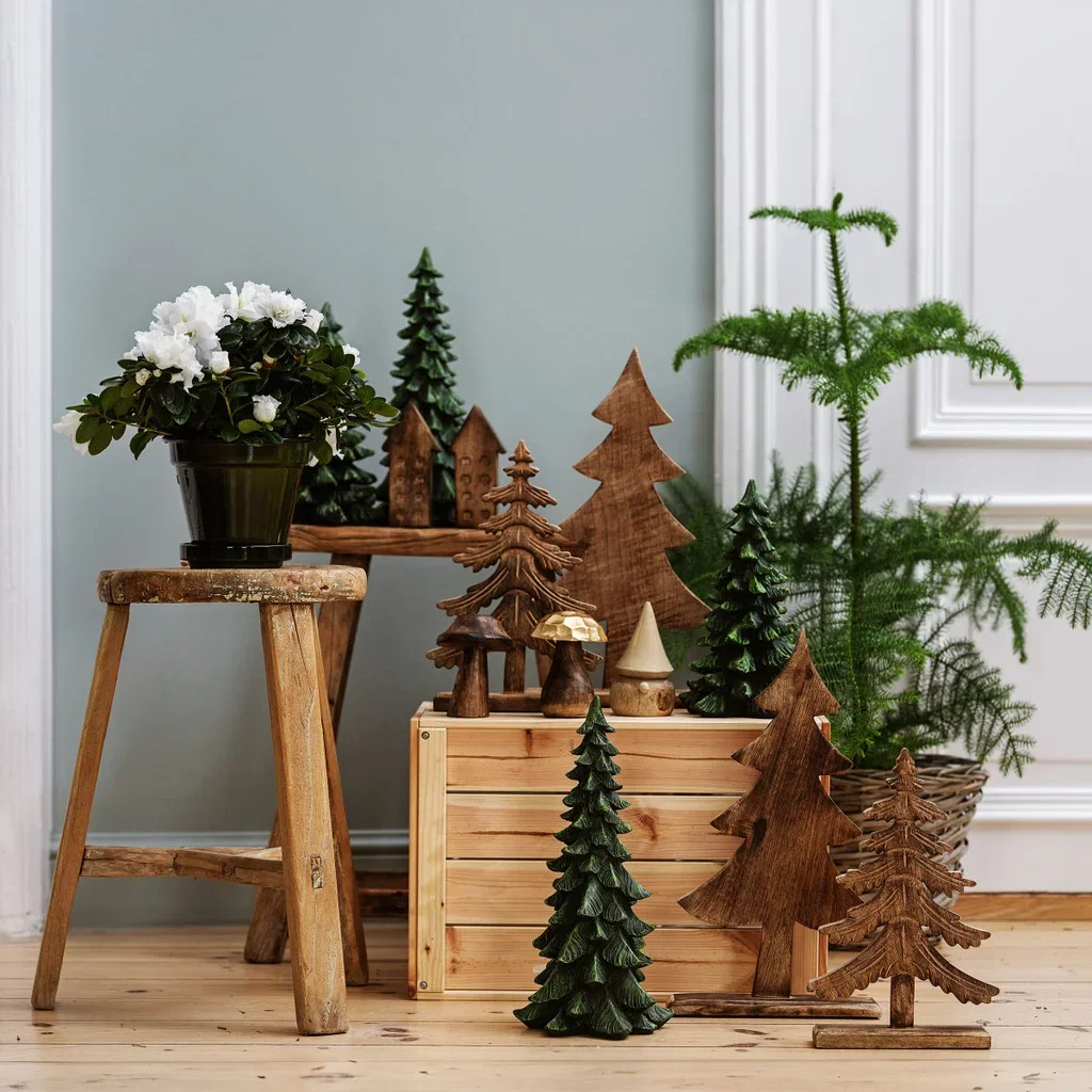 Dekorasjon juletre James Høyde 34,5 cm