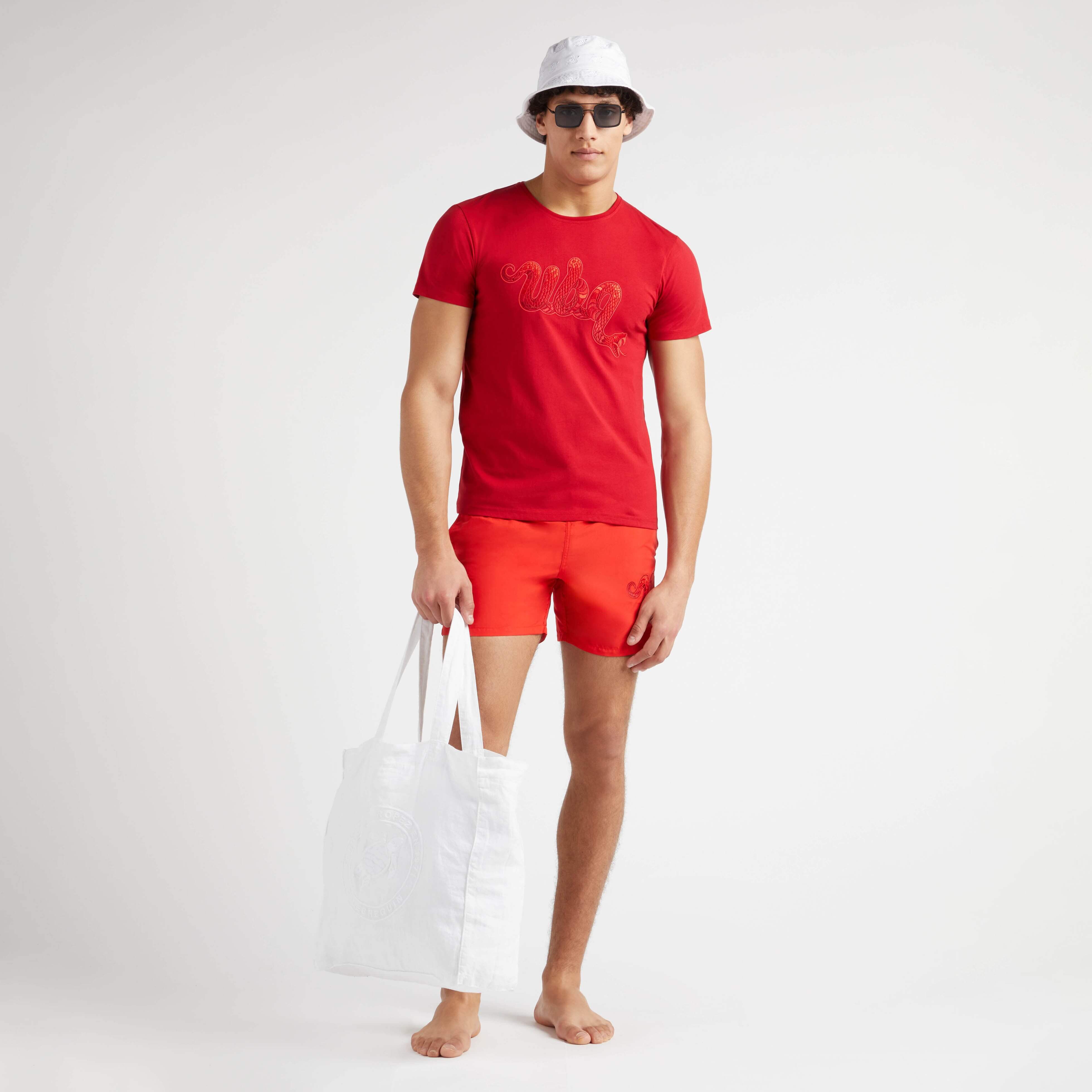 Maillot de Bain Homme Brodé The Year Of The Snake