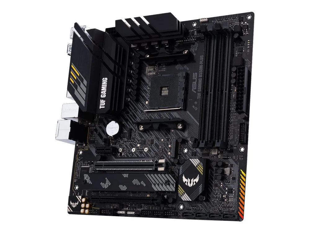 [OUTLET] - ASUS TUF GAMING B550M-PLUS - Bundkort - micro ATX - Socket AM4 - AMD B550 Chipset - USB-C Gen2, USB 3.2 Gen 1, USB 3.2 Gen 2 - 2.5 Gigabit LAN - onboard grafik (CPU påkrævet) - HD Audio (8-kanaler)