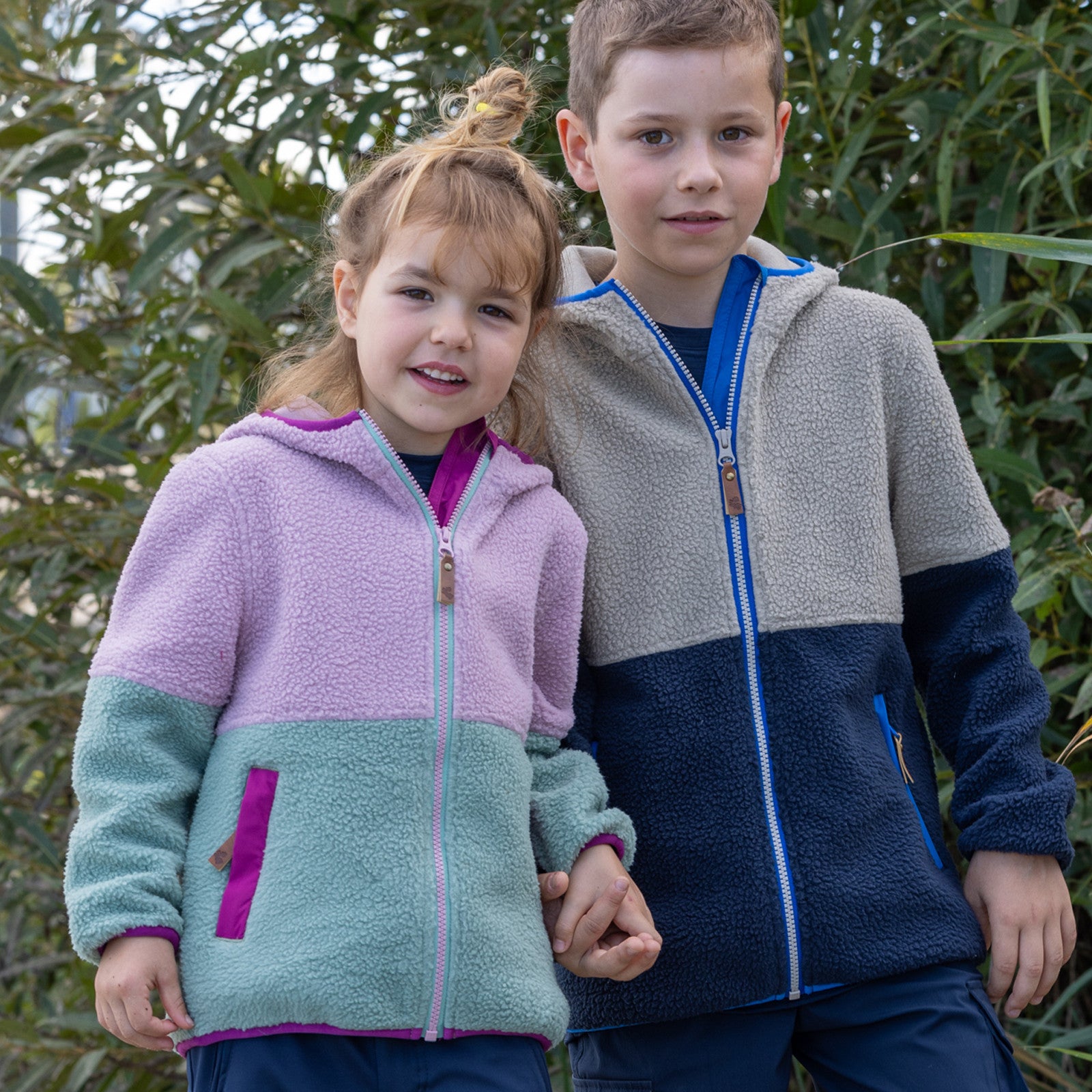 Kinder Chips Sherpa Fleece mauve shadows