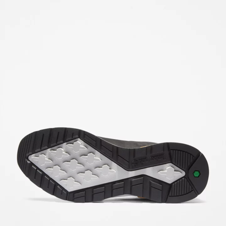 Bota de caminhada Sprint Trekker para homens, nas cores preta e amarela.