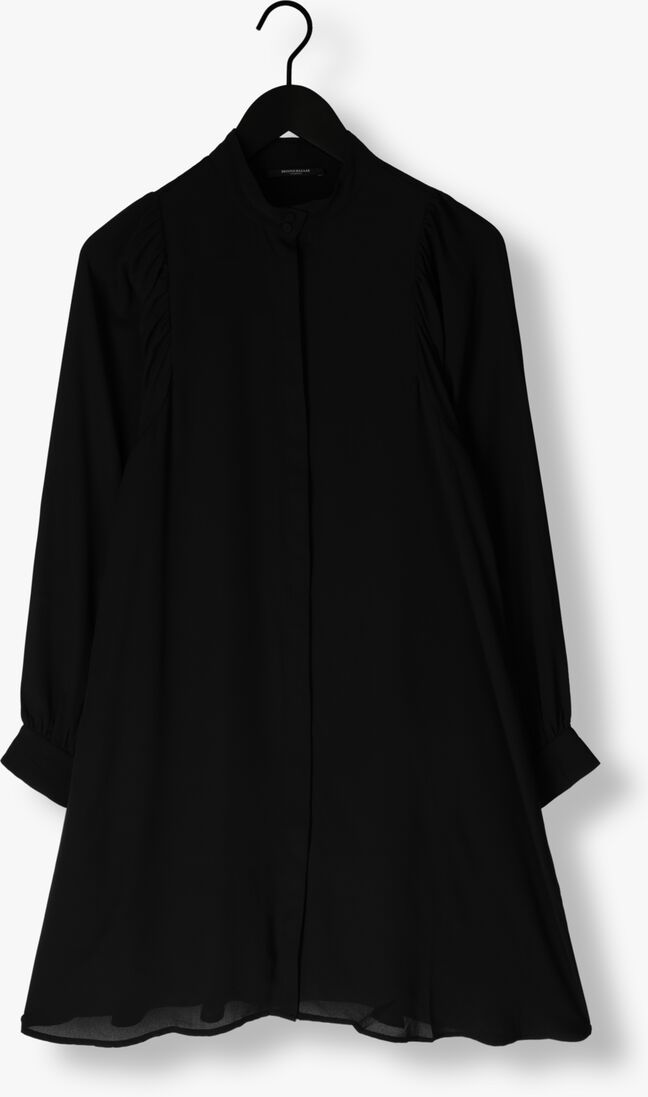 BRUUNS BAZAAR zwarte bruuns bazaar mini jurk camilla phila dress