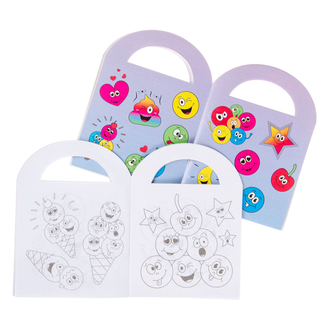 Kleurboekje met Stickers Lachgezicht