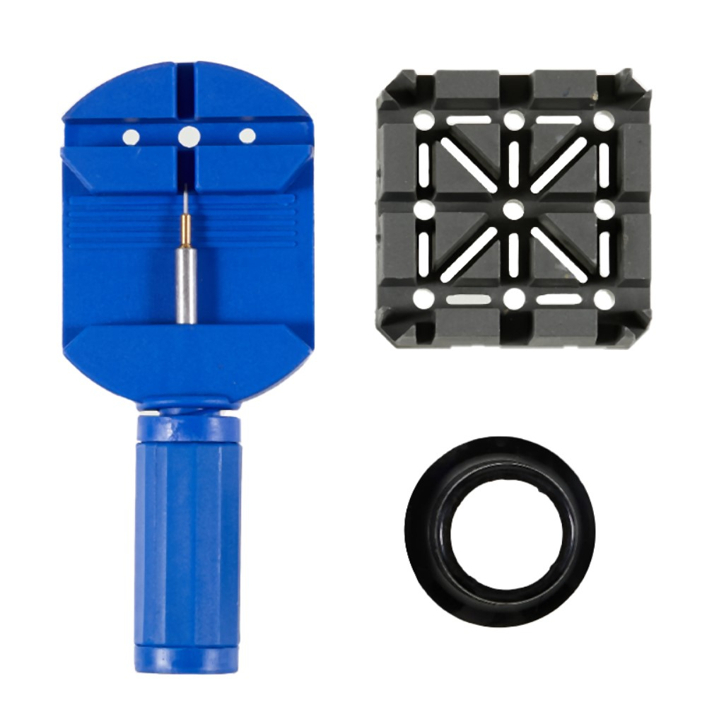 (18-tlg. Set) Universal Uhrenwerkzeug Set für Uhrenreparatur mit Pinzette / Gliederentferner / Uhrengehäusehalter / Lupe / Zange